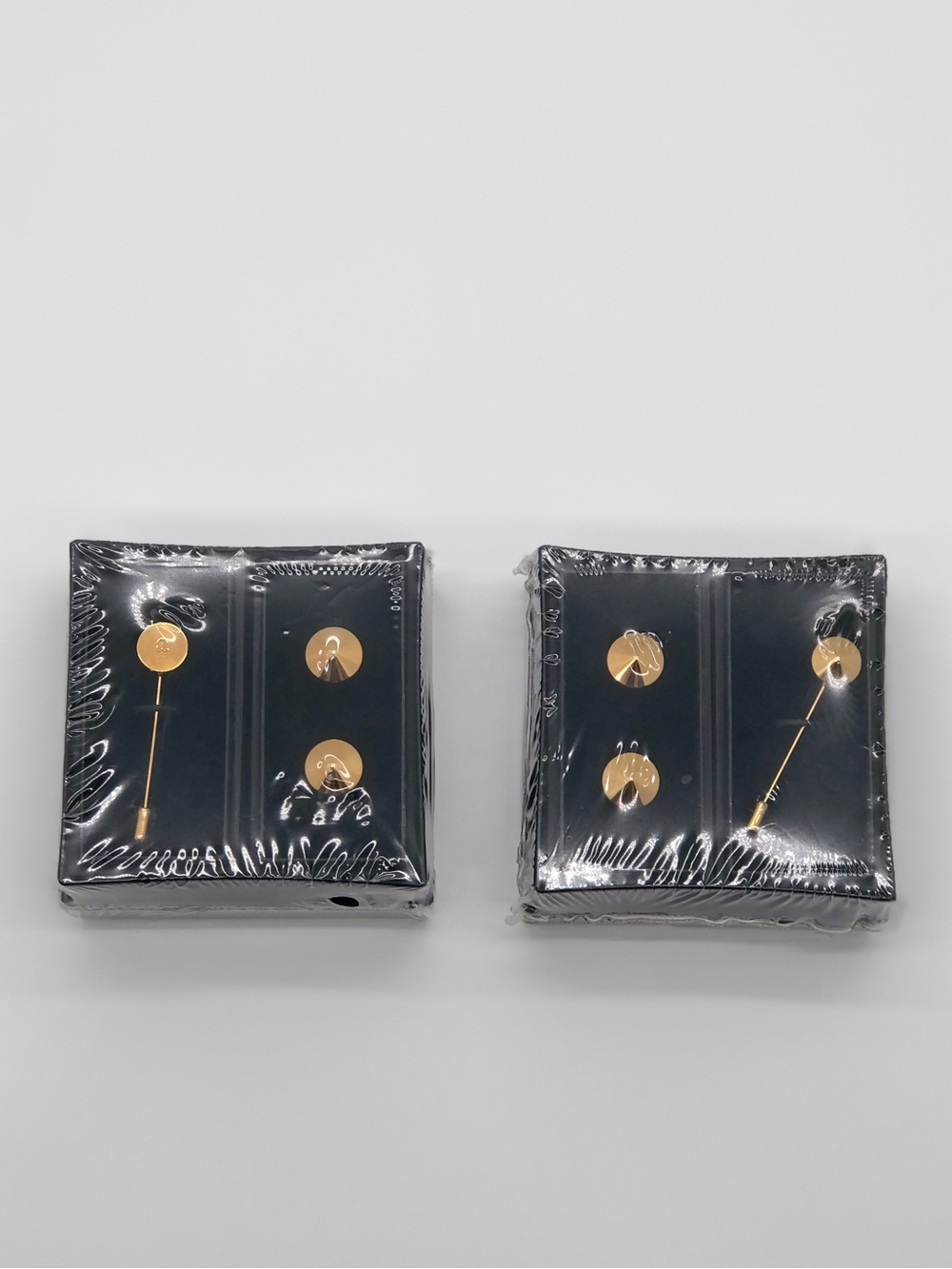 Alice Made This Gold Cufflink & Lapel Pin Formal Gift Set Brand New Sealed